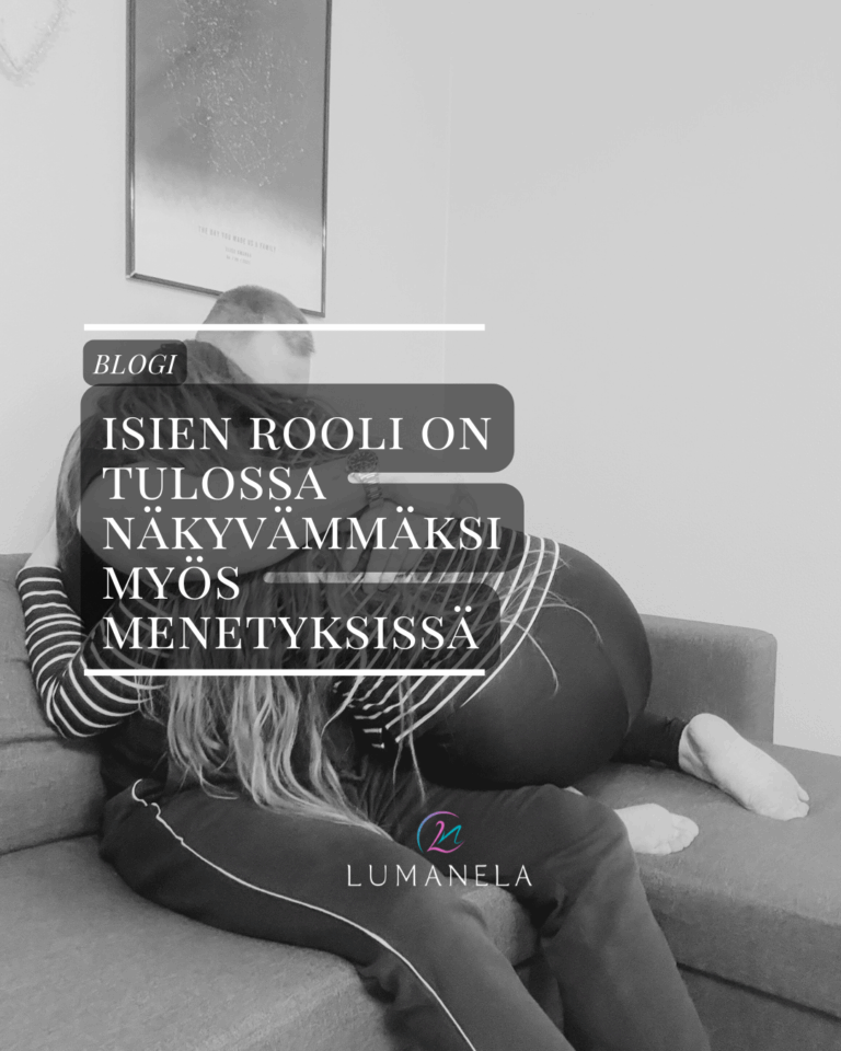 blogi. menetyksen kokenut isä tukee raskauden menettänyttä äitiä