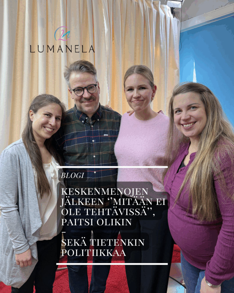 useat keskenmenot, joita voitiinkin hoitaa ja saatiin elävä lapsi. Europarlamentaarikko ja poliitikko Ville Niinistö kertoo kokemuksistaan.