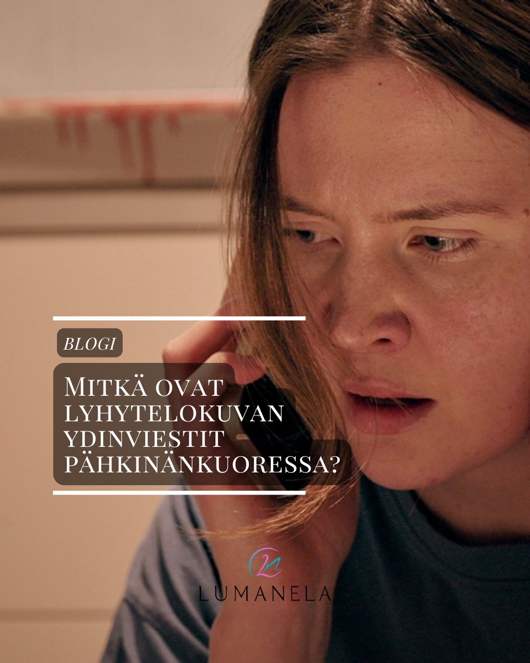 Lyhytelokuva Surun sirpaleita, kertoo alkuraskauden keskenmenosta ja sen suhteesta työelämään