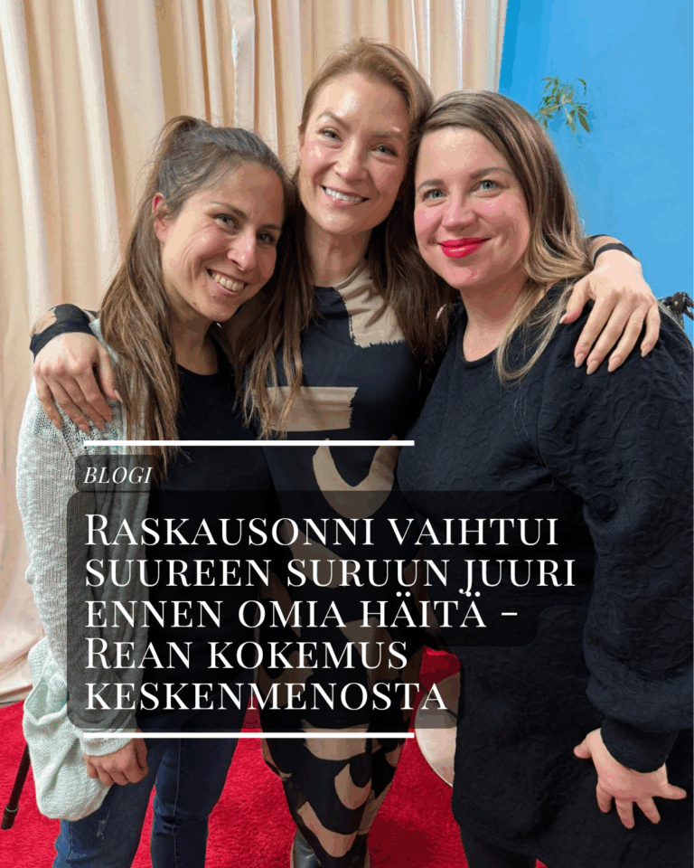 Rea Tallgren kertoo omasta keskenmenon kokemuksestaan avoimesti.