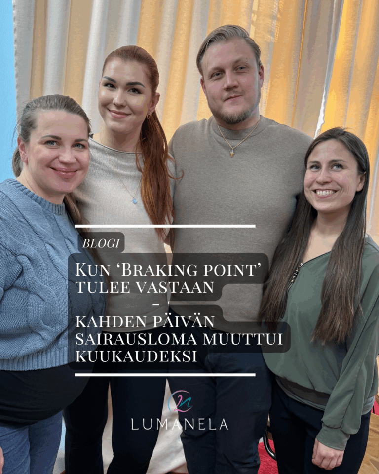 Kun breaking point tulee vastaan – kahden päivän sairausloma vaihtui kuukaudeksi
