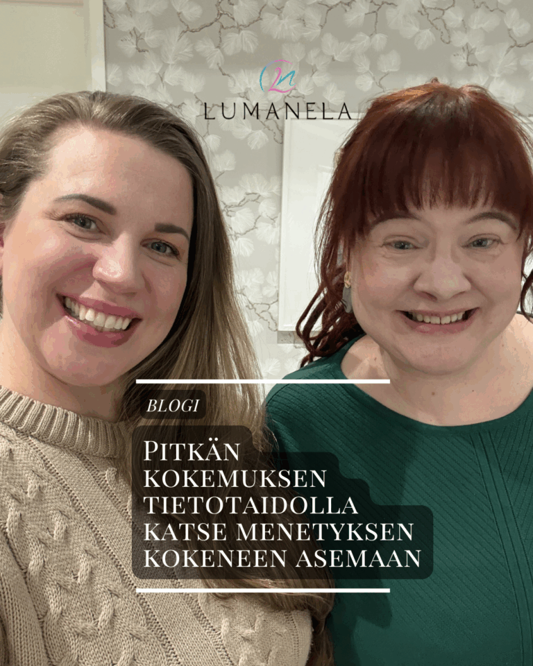 Pitkän kokemuksen tietotaidolla katse menetyksen kokeneen asemaan 